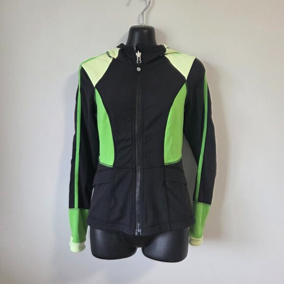 Lululemon studio surf jacket black and neon - Picture 2 of 7